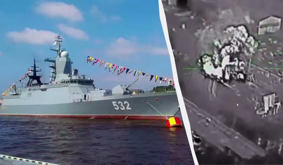 По сообщениям украинских военных, в Кронштадте беспилотники поразили корвет «Бойкий», также сообщается о попаданиях по объектам в Петербурге и о поражении завода в Тамбовской области.