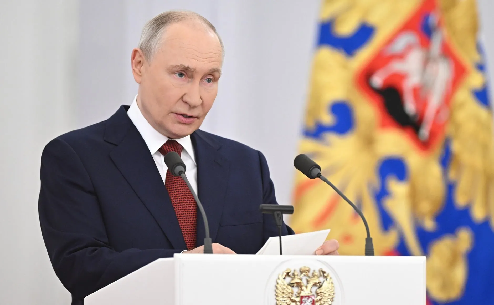 Президент заявил о достижении целей в СВО, назвал западные санкции бесполезными, обозначил приоритеты бюджета и обвинил противников в применении террористических методов.