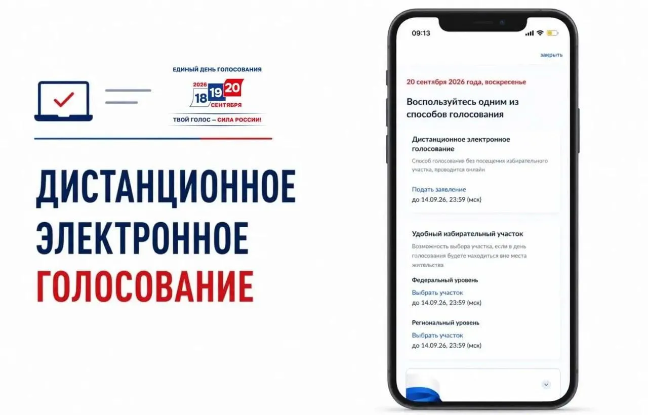 Официально открыта подача заявлений на участие в дистанционном электронном голосовании.